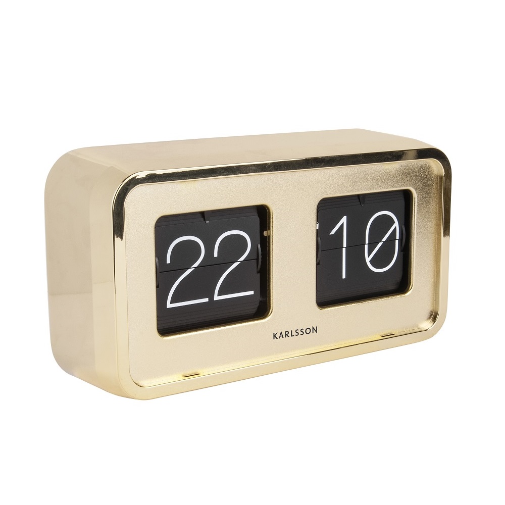 Table Clock Flip Karlsson Bold Gold Karlsson KA5712GD