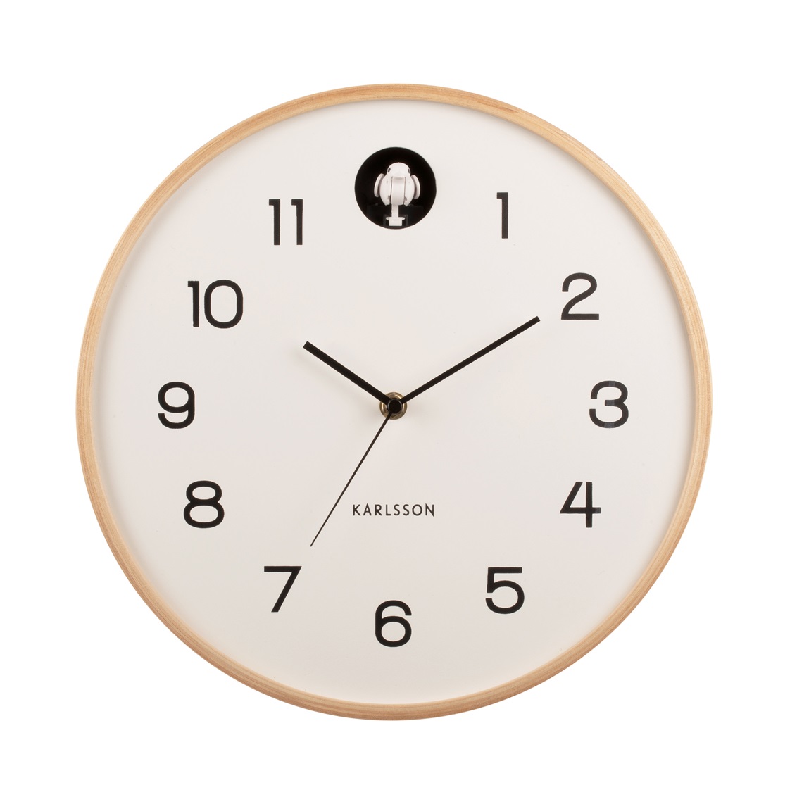 Wall Clock Karlsson Cuckoo Natural Grey Karlsson KA5886GY