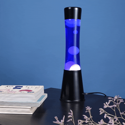 Black and blue lava lamp deals