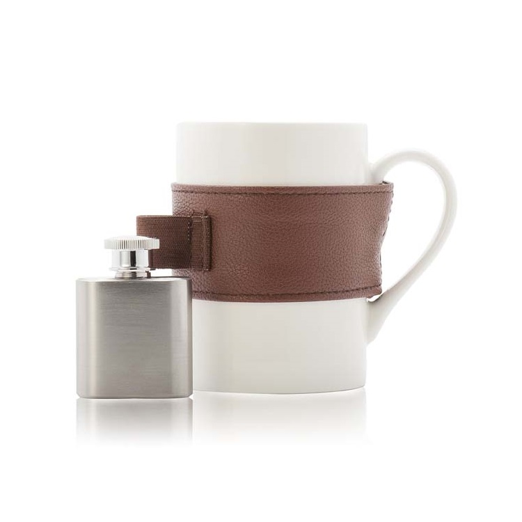 Coffee mug sales with flask attached