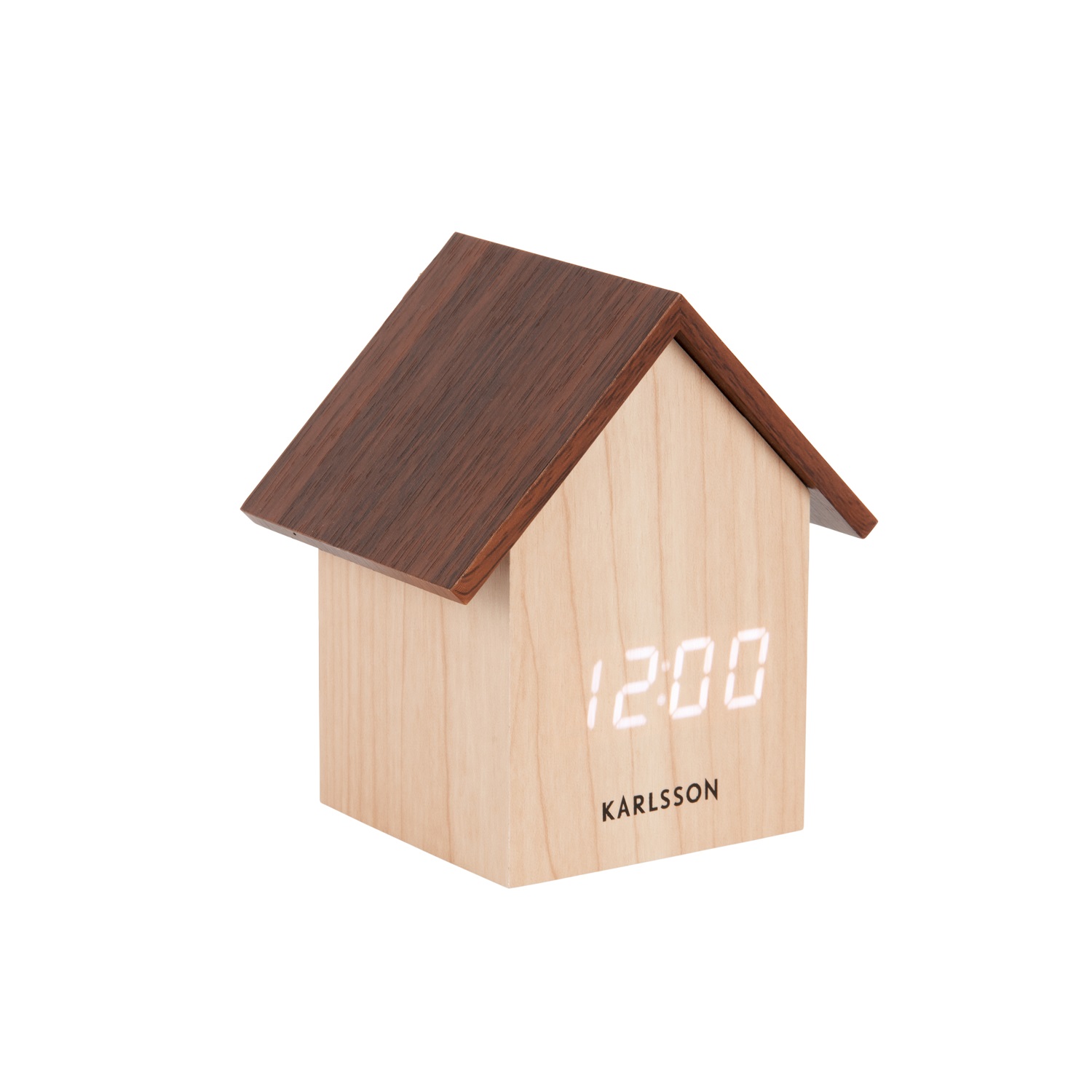 Alarm Clock Karlsson House Light Wood Karlsson KA5932WD