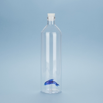 Bottle Glass 1.2L Atlantis Dolphin