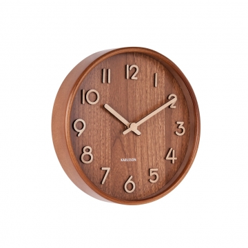 Ρολόι Τοίχου Karlsson Pure Small Dark Wood