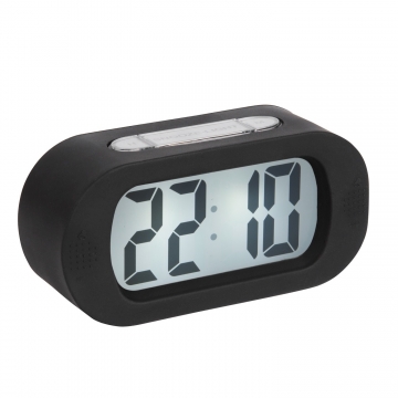 Alarm Clock LCD Karlsson Gummy Black