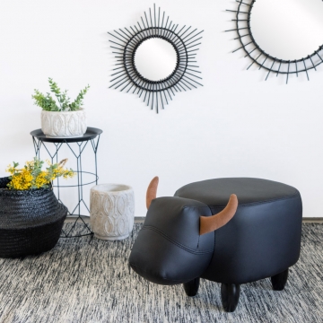 Stool La Vache Black