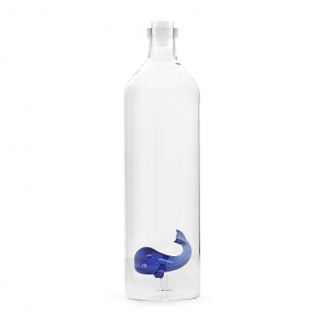 Bottle Glass 1.2L Atlantis Blue Whale