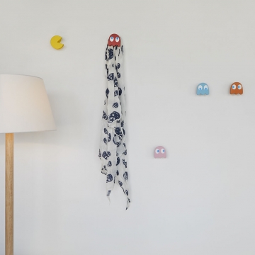 Wall Hanger Pac-Man x5