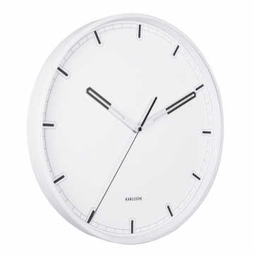 Wall Clock Karlsson Dipped White