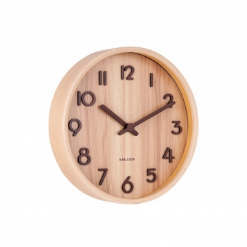 Ρολόι Τοίχου Karlsson Pure Small Light Wood