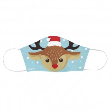 Face Mask Kids Deer Blue
