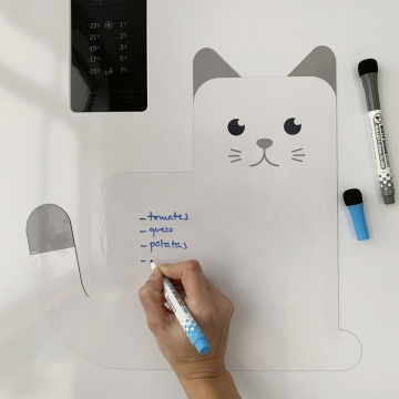 Fridge Magnetic Board Meow