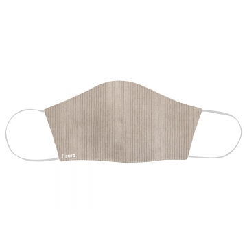 Face Mask Adults Corduroy Effect Beige