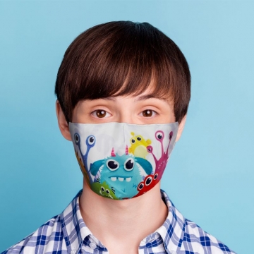 Face Mask Kids Monsters