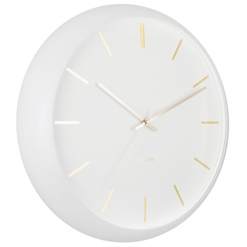 Wall Clock Karlsson Globe White