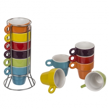 Σετ Φλυτζάνια Εσπρέσο Multicolor