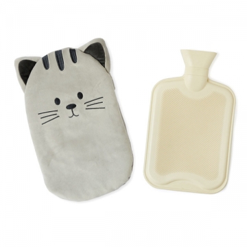 Hot Water Bottle with cover Kitty