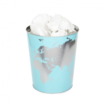 Κάδος Γραφείου Globe Turquoise