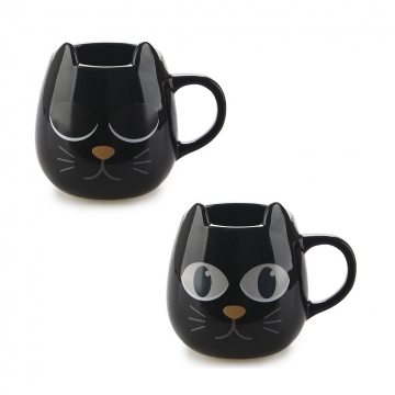 Μαγική Κούπα Wake Cat Black