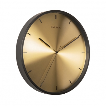 Wall Clock Karlsson Finesse Gold