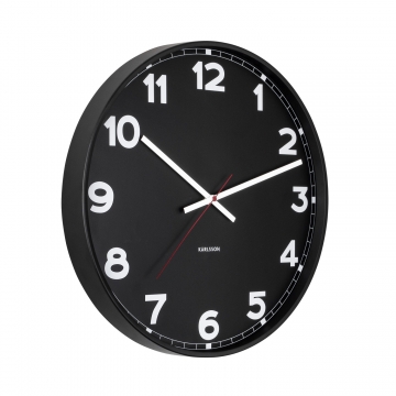 Ρολόι Τοίχου Karlsson New Classic Medium Black