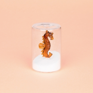 Salt Shaker Atlantis Seahorse Amber