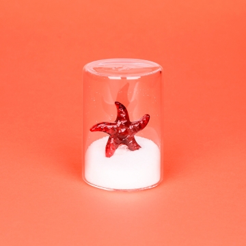 Salt Shaker Atlantis Starfish Red