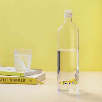 Bottle Glass 1.2L Atlantis Submarine Yellow