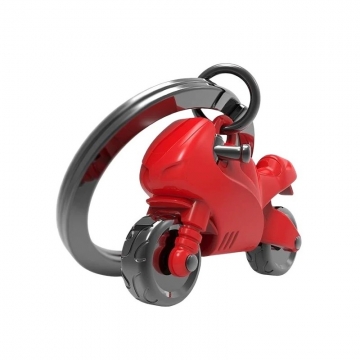 Keyring Motorcycle Red
