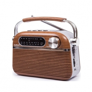 Radio Vintage Bluetooth Blues Wood