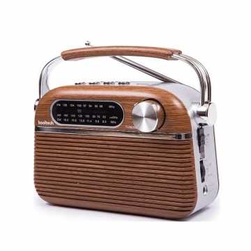 Ραδιόφωνο Vintage Bluetooth Blues Wood