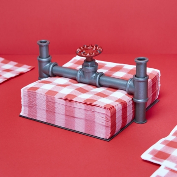Napkin Holder Pipeline Iron