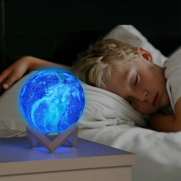 Lamp Rechargeable Led 3D Earth