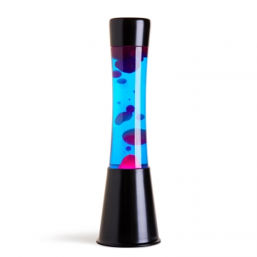 Lava Lamp Pink Blue mat Black