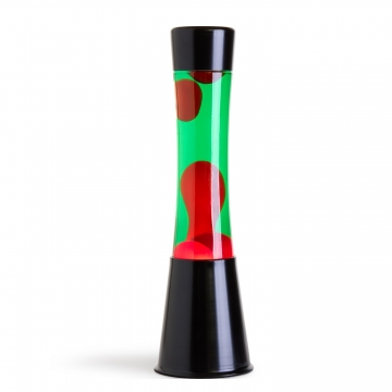 Φωτιστικό Lava Lamp Red Green mat Black