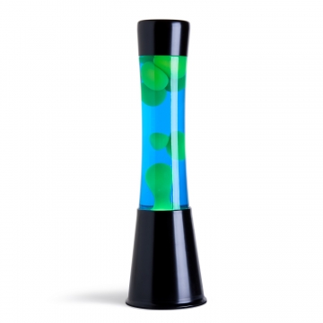 Φωτιστικό Lava Lamp Yellow Blue mat Black