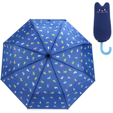 Umbrella Meowmbrella Blue