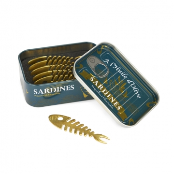 Snack Fork Sardines Golden Edition x6