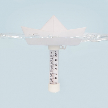 Pool - Bathtub Thermometer Boat White