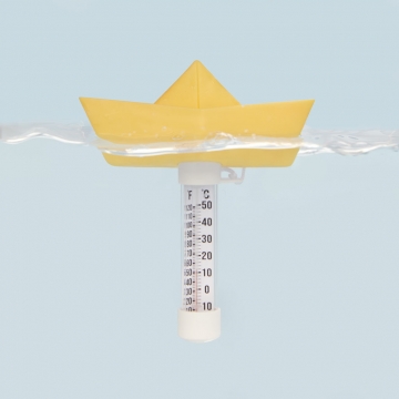 Pool - Bathtub Thermometer Boat Yellow