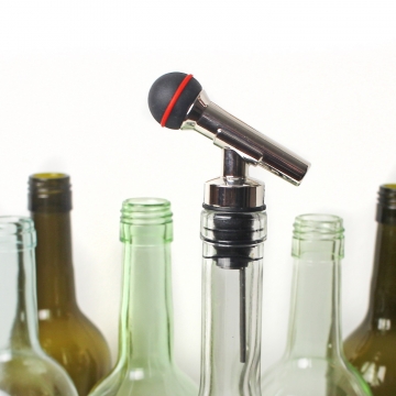 Bottle Stopper & Pourer Microphone