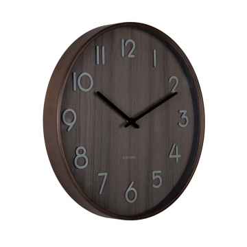 Ρολόι Τοίχου Karlsson Pure Medium Walnut