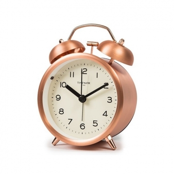 Ρολόι Ξυπνητήρι Classic Bell Copper