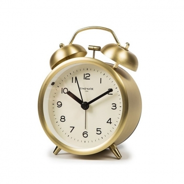 Ρολόι Ξυπνητήρι Classic Bell Gold