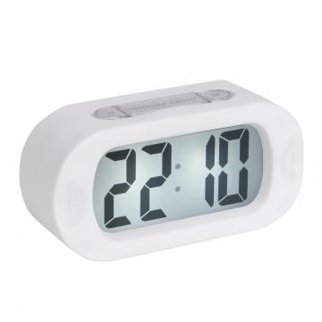 Alarm Clock LCD Karlsson Gummy White