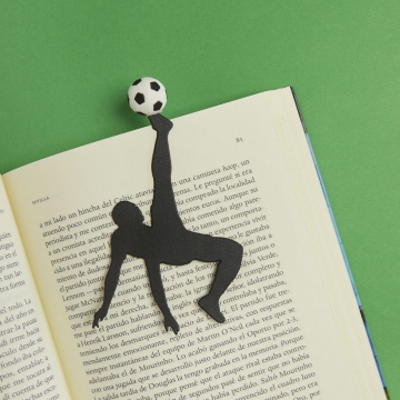 Σελιδοδείκτης Bicycle Kick Black White