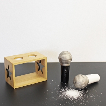 Αλάτι Πιπέρι Σετ Microphone