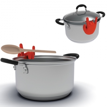 Spoon Holder and Steam Release Rock Hand