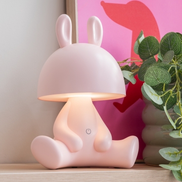 Lamp Rechargeable Led Bunny Soft Pink