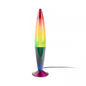 Φωτιστικό Lava Lamp Rainbow Rocket Green