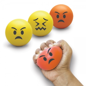 Anti Stress Balls Emoji x3